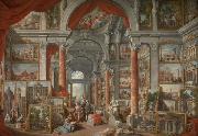 Giovanni Paolo Pannini Picture Gallery with Views of Modern Rome France oil painting artist